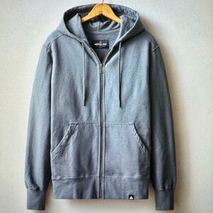 American Giant Classic Full Zip - Mens Large in Color "Iron"